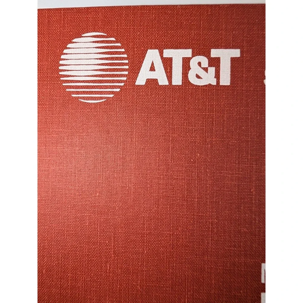 AT&T Microsoft MS-DOS User’s Guide Binder Vintage System Programming (Empty)